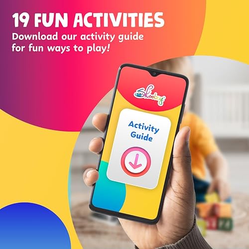 Miniatura 8 de 30 bloques con letras de colores de Skoolzy Juguete de construcción en madera ABC para bebés guarderías y preescolar Bloques de madera de lectura