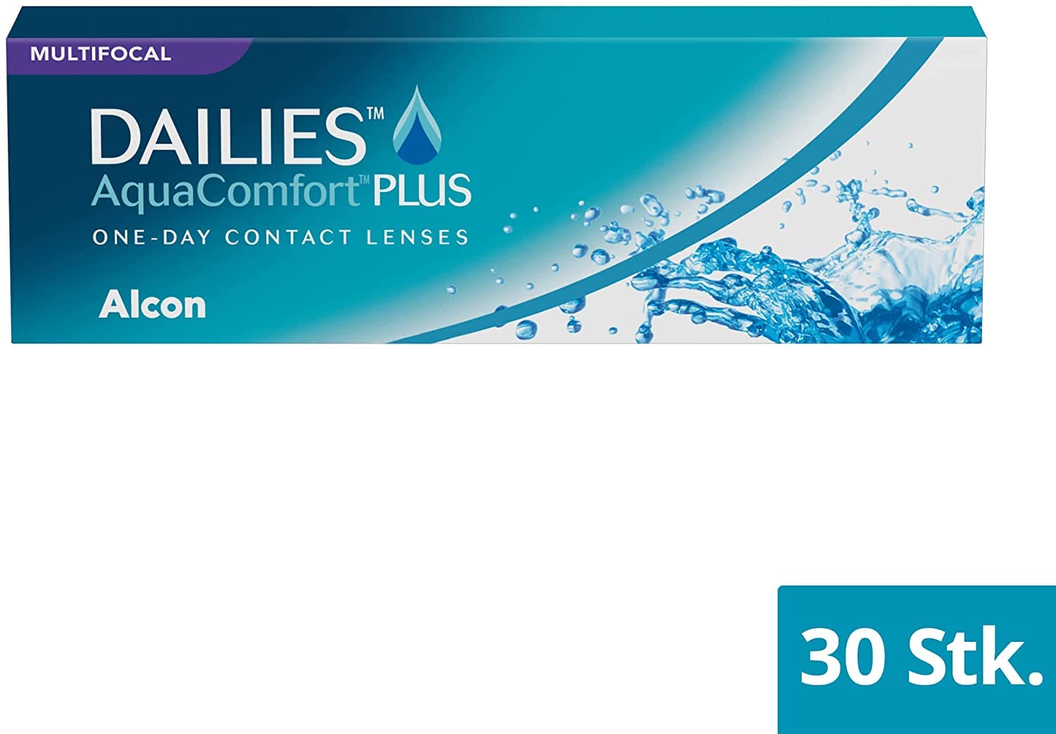 Dailies AquaComfort Plus Multifocal Tageslinsen weich | 30 Stück | BC 8.7 mm | DIA 14.0 mm | ADD MED | -02.75 Dioptrien