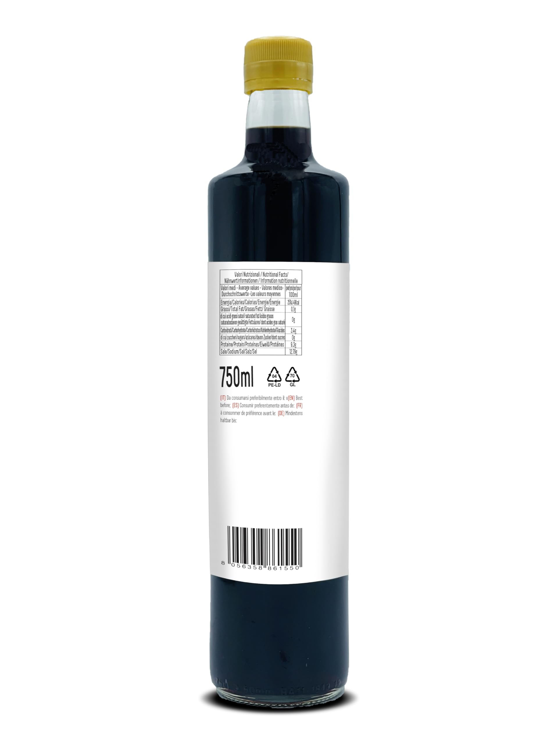 Umami Salsa de Soja Tamari Ecológica 750ml Sin Gluten Fermentación Artesanal Kioke Japón