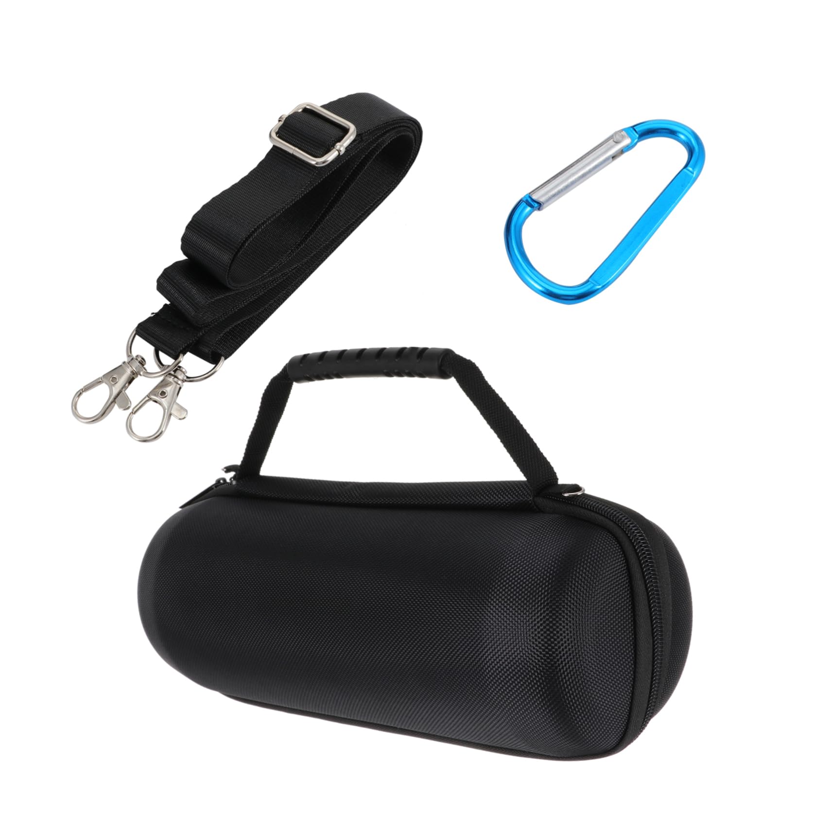 Mipcase 1set Pulse4 Storage Bag Travel Case Speakers Cable Headphone Case Portable Charge Go Suitcases Travel Case Oxford Cloth Black