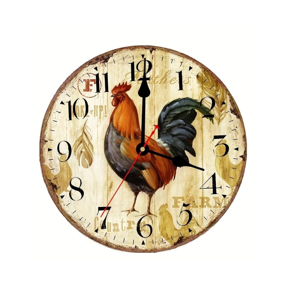 Horloge murale en bois pour vos repas en famille chaleureux