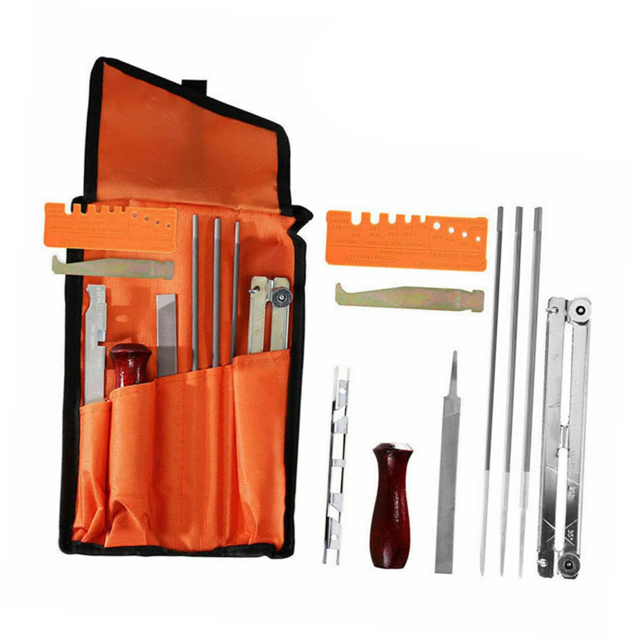 Kit De Limado Para Motosierras 10 Piezas Afilador De Cadena Durable y Resistente