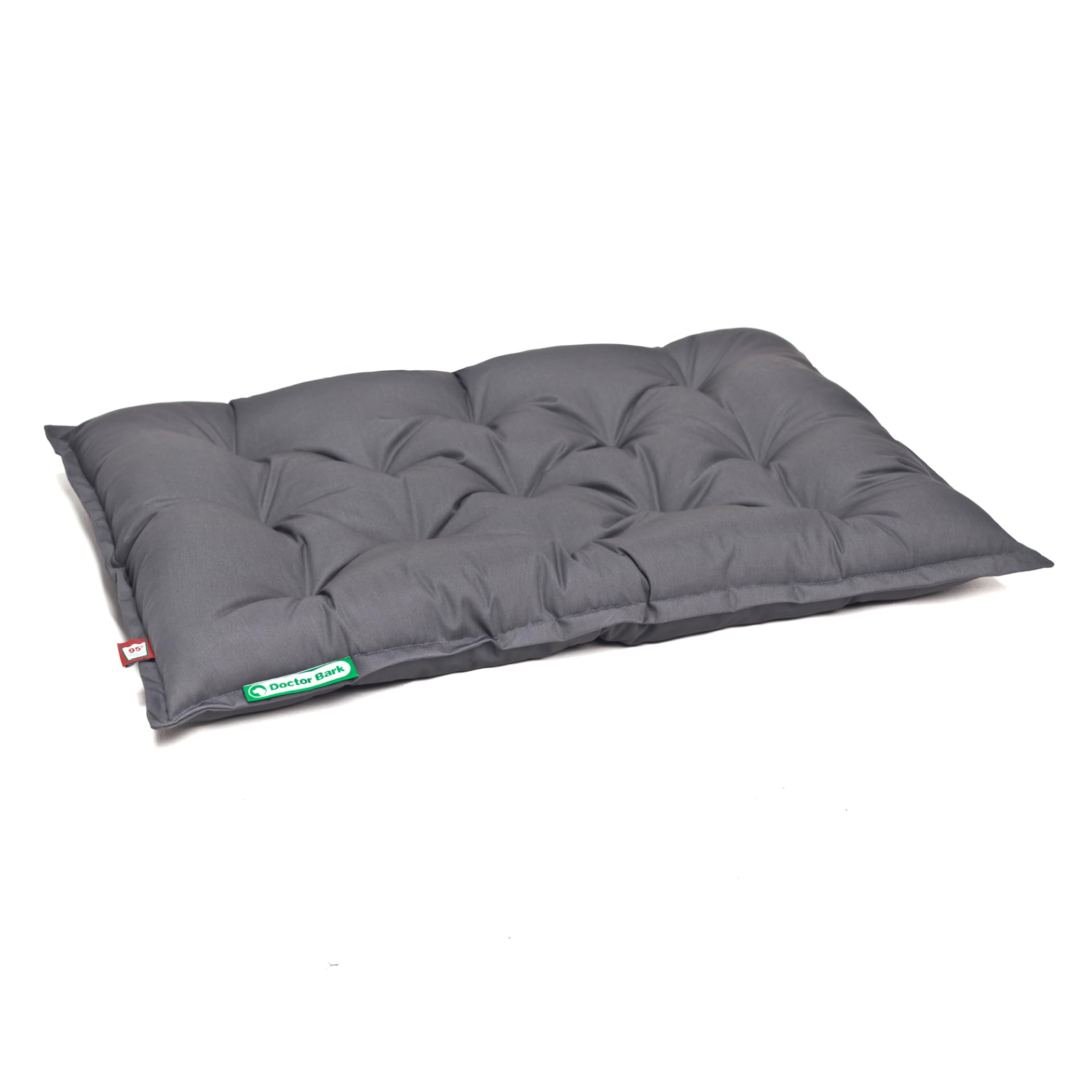 Doctor Bark Cojín para perros Urban – Cama ortopédica para perros grandes – lavable hasta 95 °C – Colchón para perros robusto para interiores y exteriores – Fabricado en Alemania (L – 80 x 60 cm,
