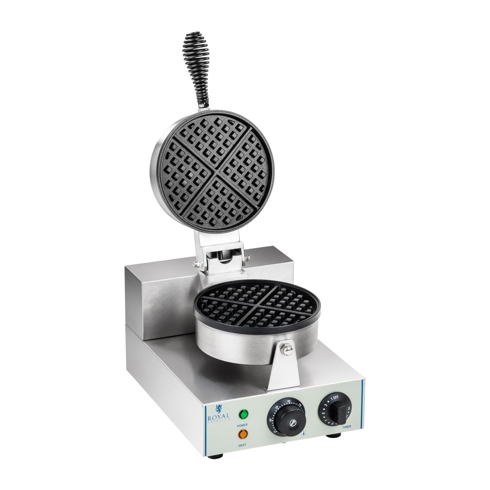 Gaufrier professionnel Téflon rond puissance 1 x 1 300 watts 3614057