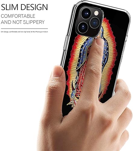 Miniatura 3 de Funda para teléfono de Nuestra Señora de Guadalupe Virgen María compatible con iPhone 11, 12, 13, 14, 15 Pro Max 13 Mini XR SE 2022 X Xs 6 7 8 Plus