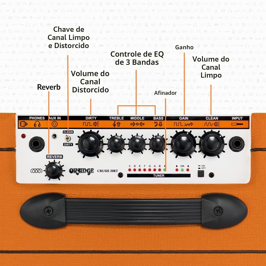 ORANGE CRUSH 20RT : Amazon.com.br: Eletrônicos