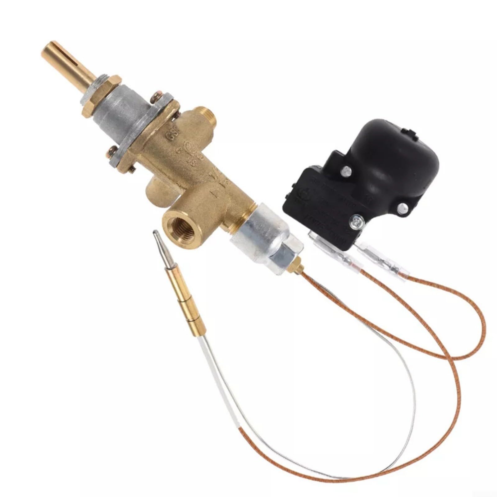 Meter Star Chauffage de terrasse au gaz Kit de sécurité Chauffage de terrasse au gaz propane, pièces de rechange, coupleur thermique et interrupteur de sécurité FD4