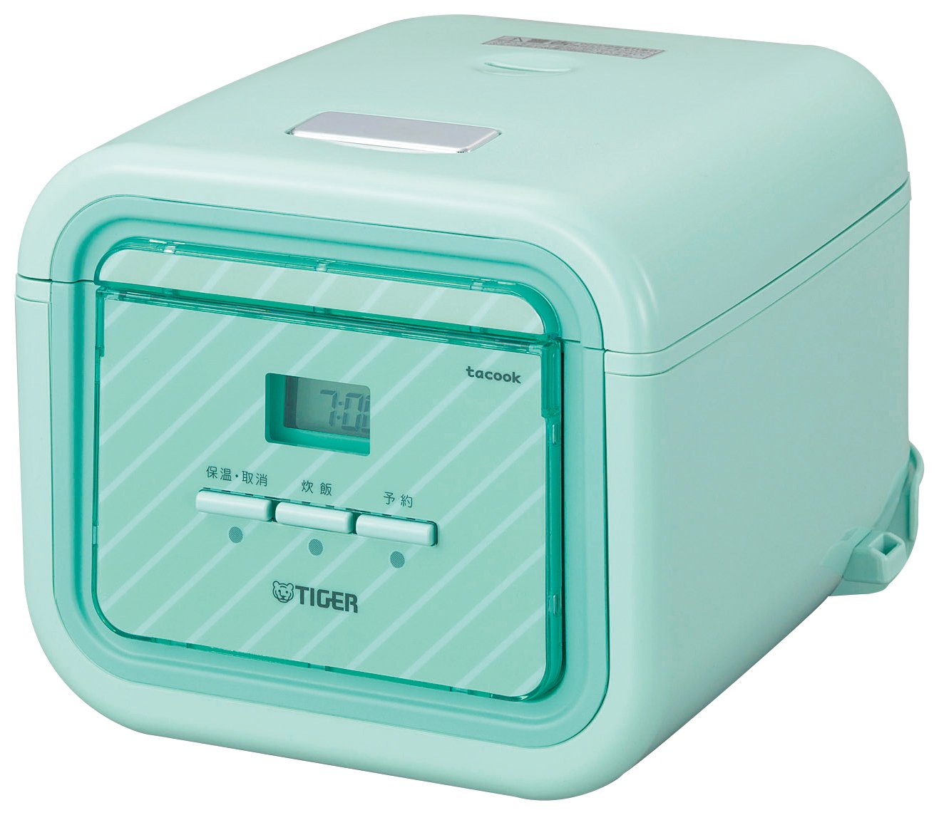 値下げ⭐︎タイガー マイコン炊飯器 tacook アイスミント JAJ-A552 Amazon | タイガー魔法瓶(TIGER) 炊飯器 マイコン 一人暮らし用 レシピ