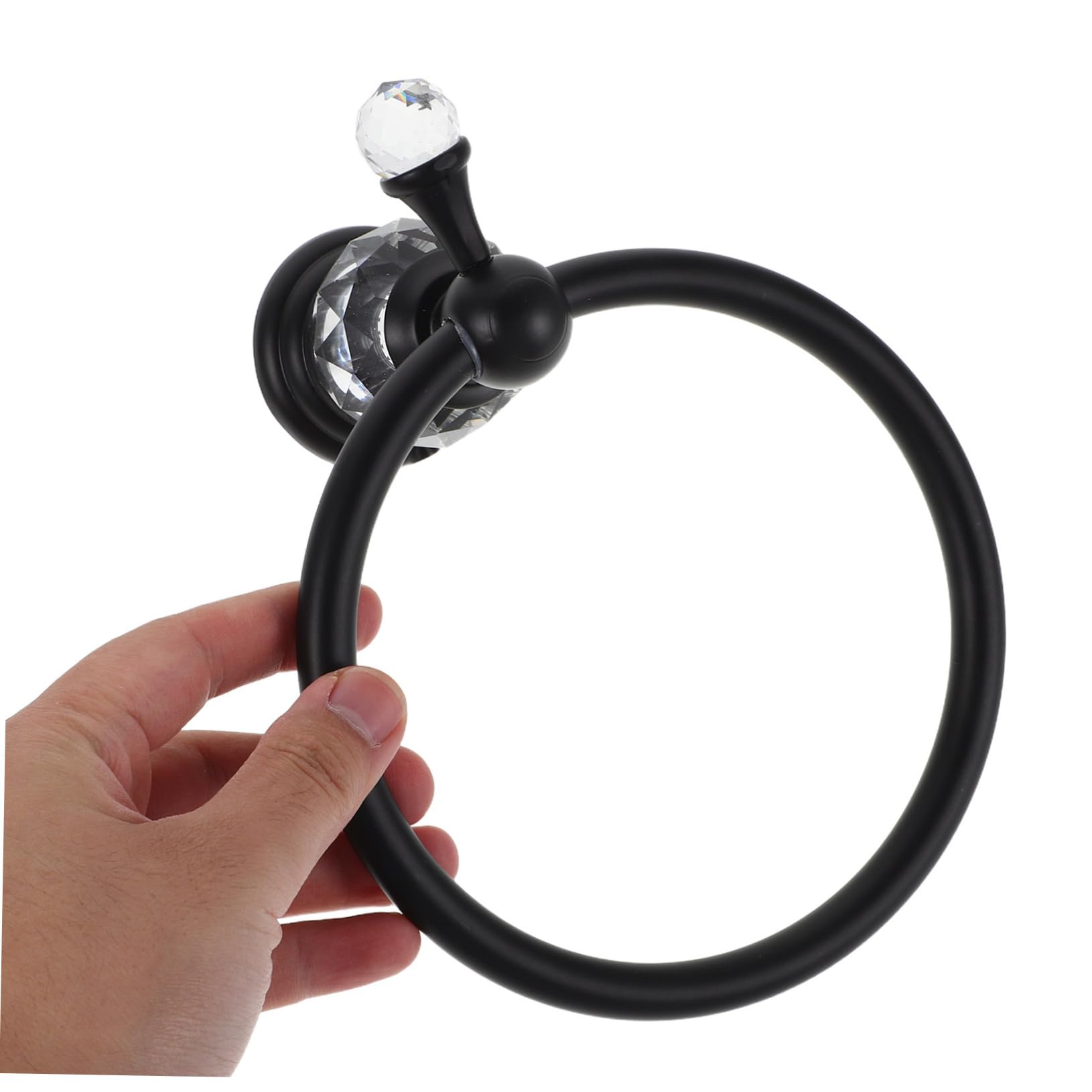 Toallero de Baño de Montaje en Pared Toallero de Pared de Aleación de Zinc Diseño Redondo Alta Resistencia para Baño y Cocina