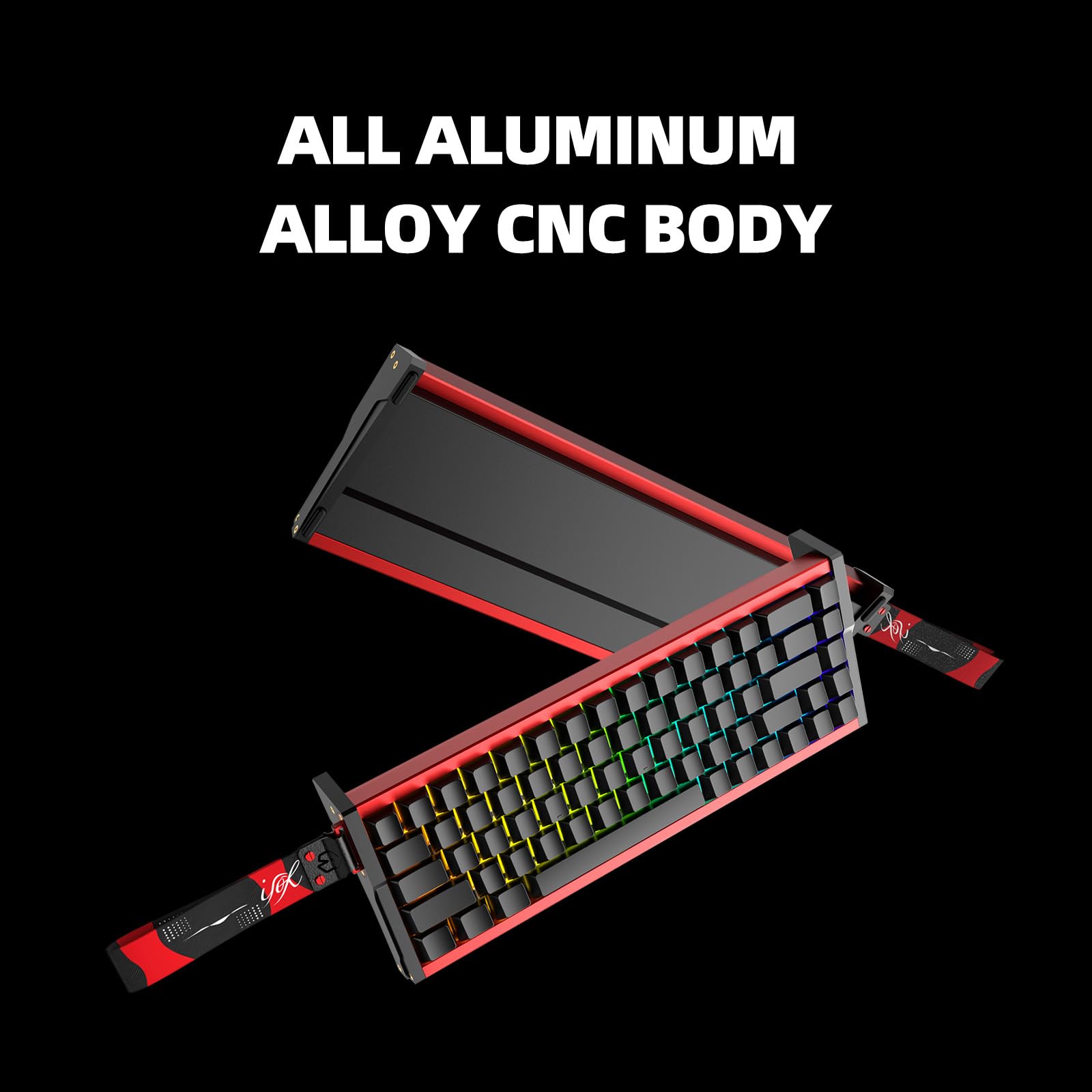 IROK MG68 Max Tri-Mode Full Aluminum Alloy Body, Wireless Magnetic