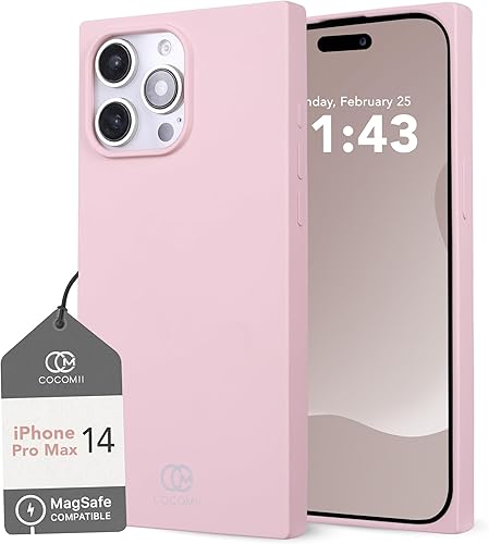 Miniatura 45 de Cocomii - Funda Rectangular Compatible con iPhone 14 Pro Max - Compatible con MagSafe, Silicona de Tacto Suave, Forro de Microfibra, Funda Magnética