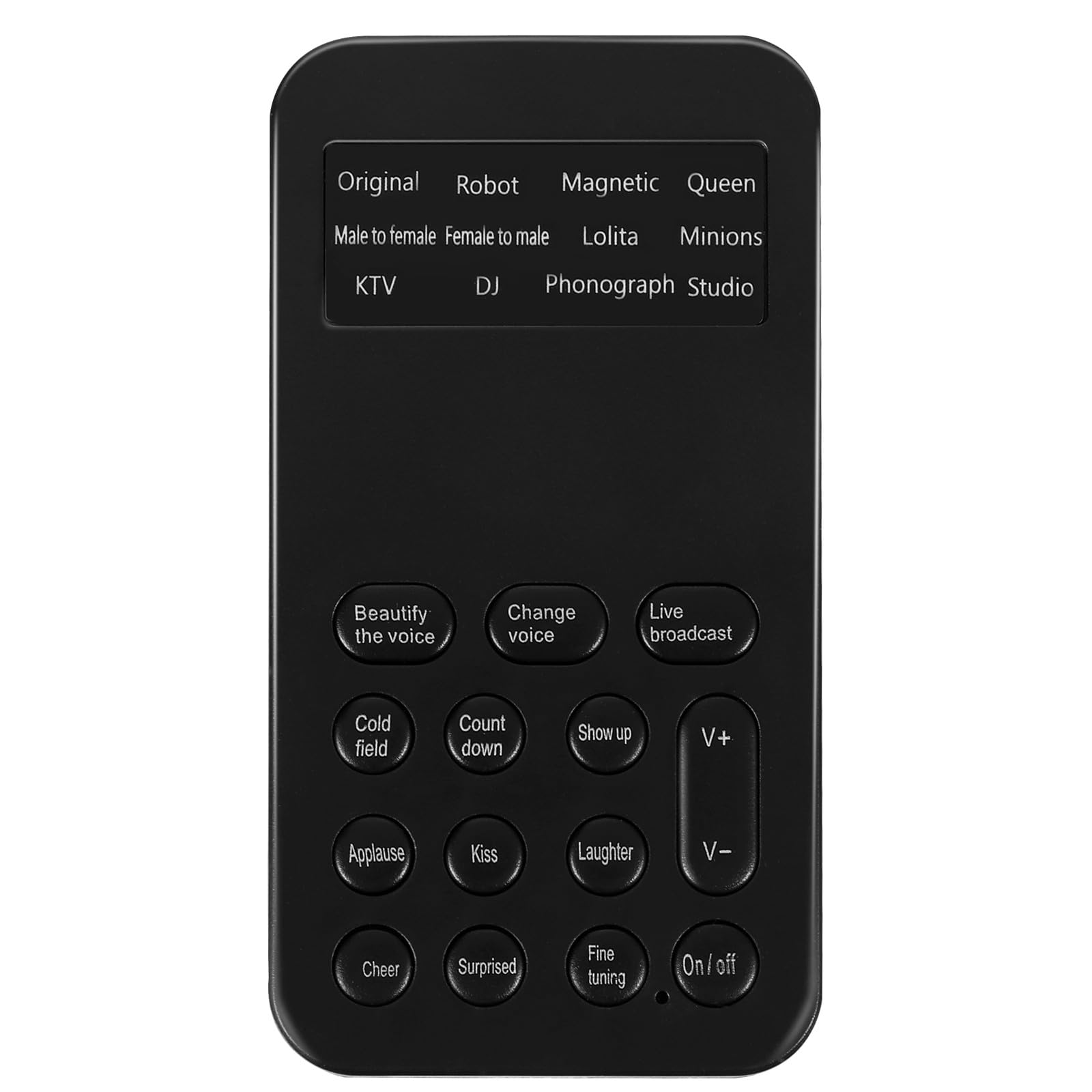 Mikinona Mini Sound Card Voice Changer Portable External Sound Card for Mobile Phone and Computer Dc5.00V Live Broadcast Gaming Recording Audio Device-image-36