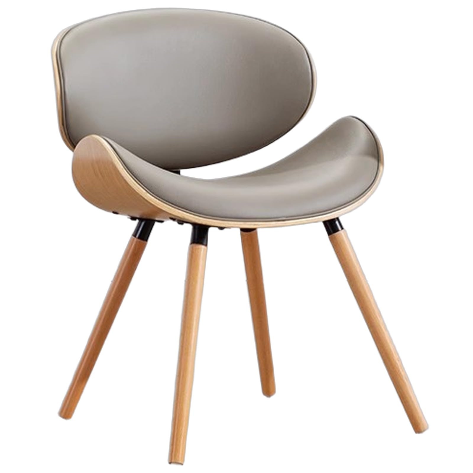 Silla de comedor tapizada fácil de limpiar con patas estables 1