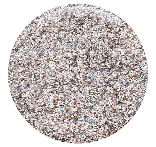 Glitties - (6Pk) - Amazing Variety Of Holographic Silver Glitter! Different Shapes And Sizes - You Won't Find This Combination Anywhere Else! - (60 Grams) #TOP2