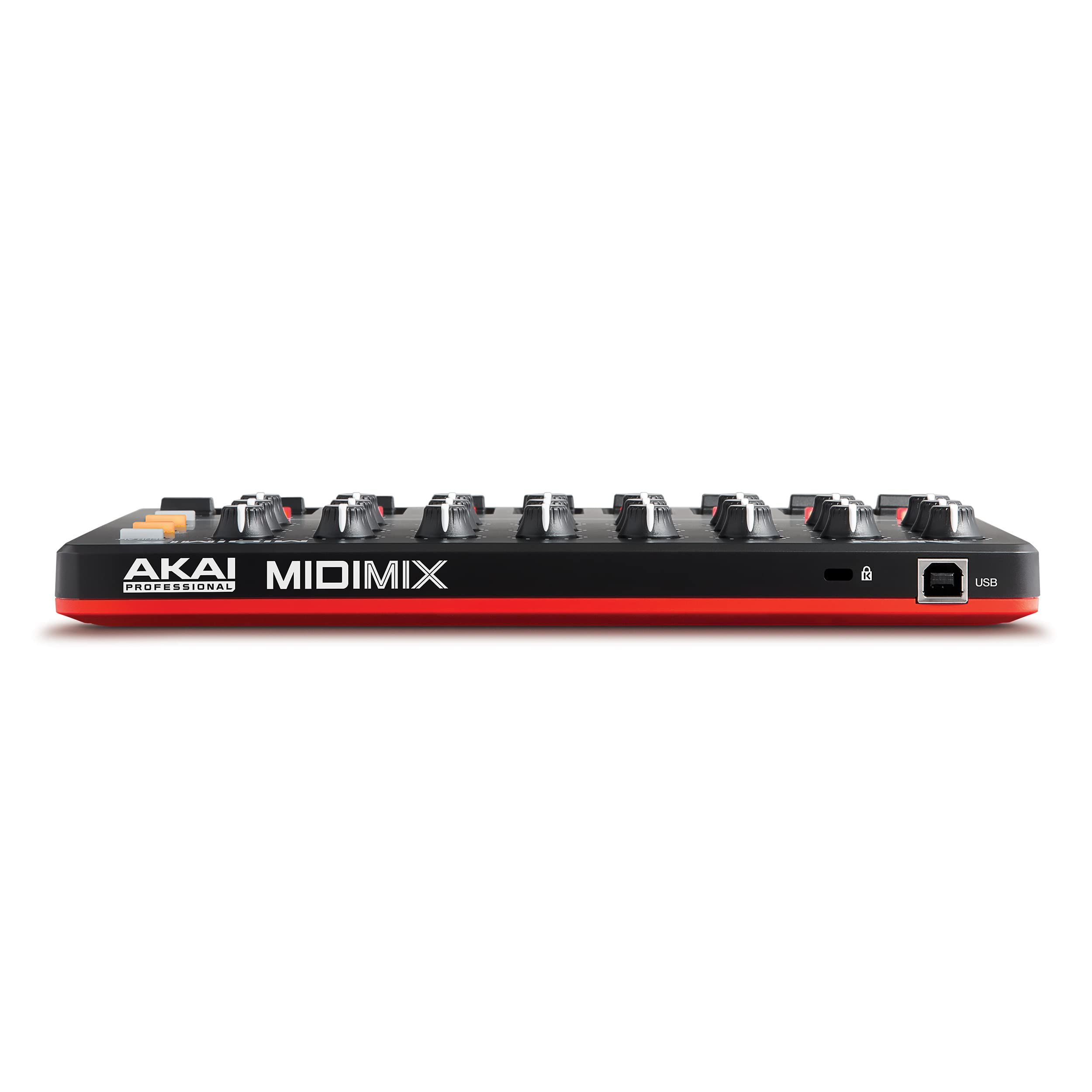 Akai Professional MIDImix - Mixeur et Contrôleur MIDI Portable et Ultra Performant avec 8 Faders et 24 Potentiomètre, Ableton Live Lite Inclus