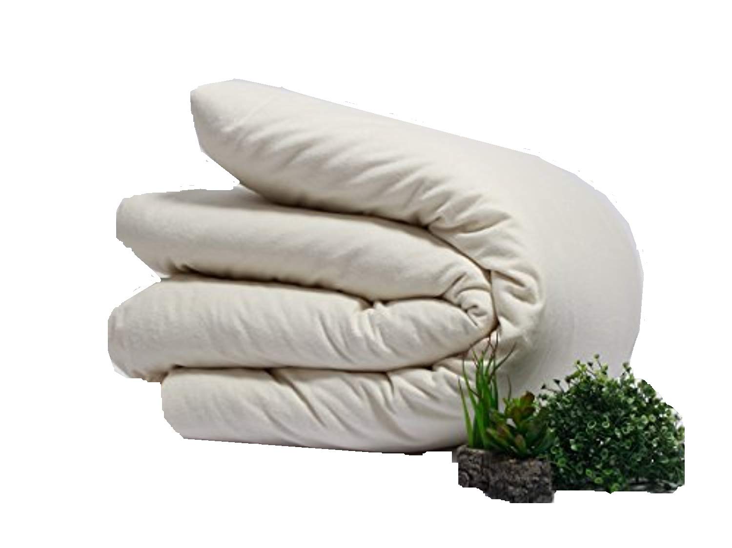 Organics and More Naturesoft Organic Cotton Flannel Duvet Cover, 5 oz. (Twin)