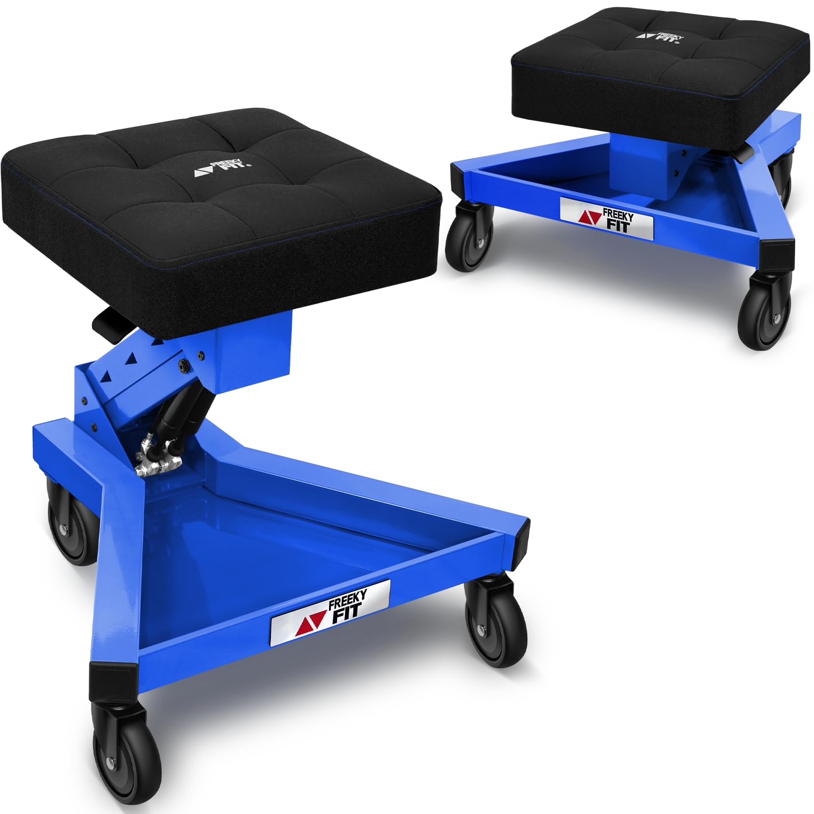 Amazon.com: FreekyFit Shop Stool with Wheels, Hydraulic Adjustable