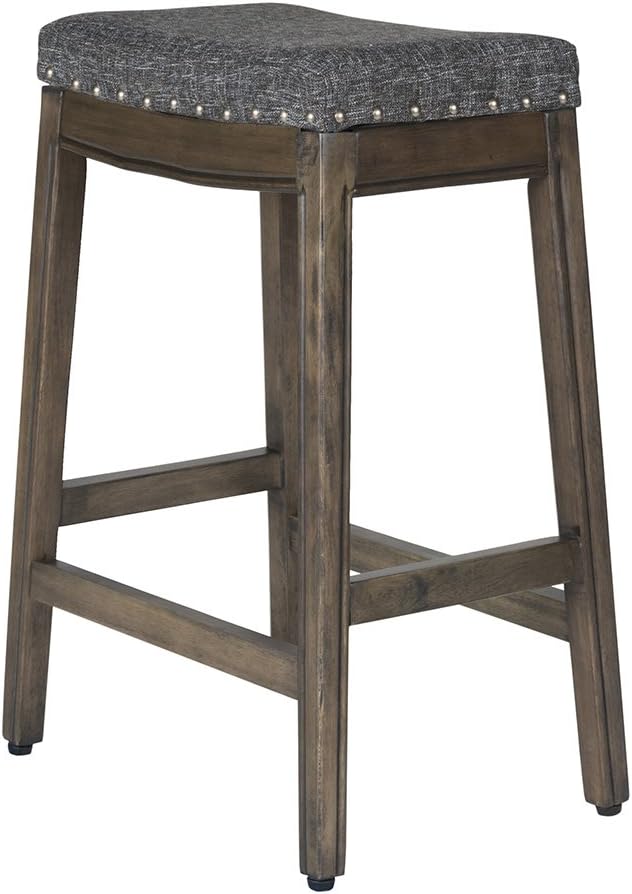 Homepop Home Decor Backless Nailhead Trim Counter Height