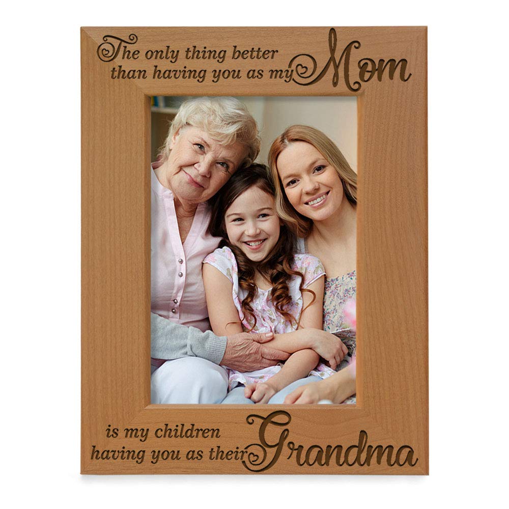 Engraved Grandma Frame - Best Grandma Ever Gift -1