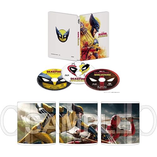 【2種類セット・豪華おまけ付】『 デッドプール&ウルヴァリン 』スチールブック Amazon.co.jp: 【Amazon.co.jp限定】デッドプール＆ウルヴァリン