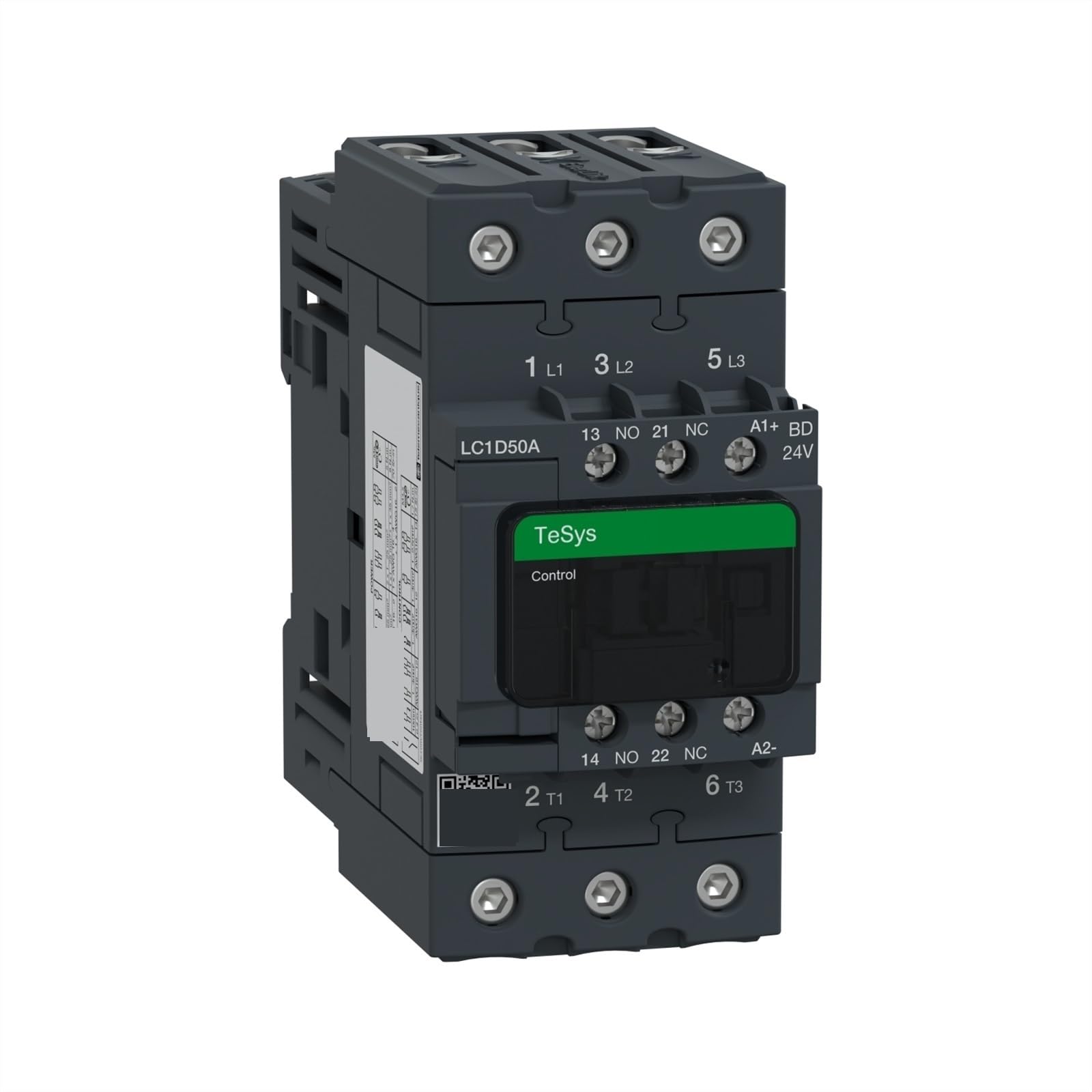 RCGKNNMUZ LC1D50ABD Three-Pole contactor 3P 50A 24VDC one Open and one Close