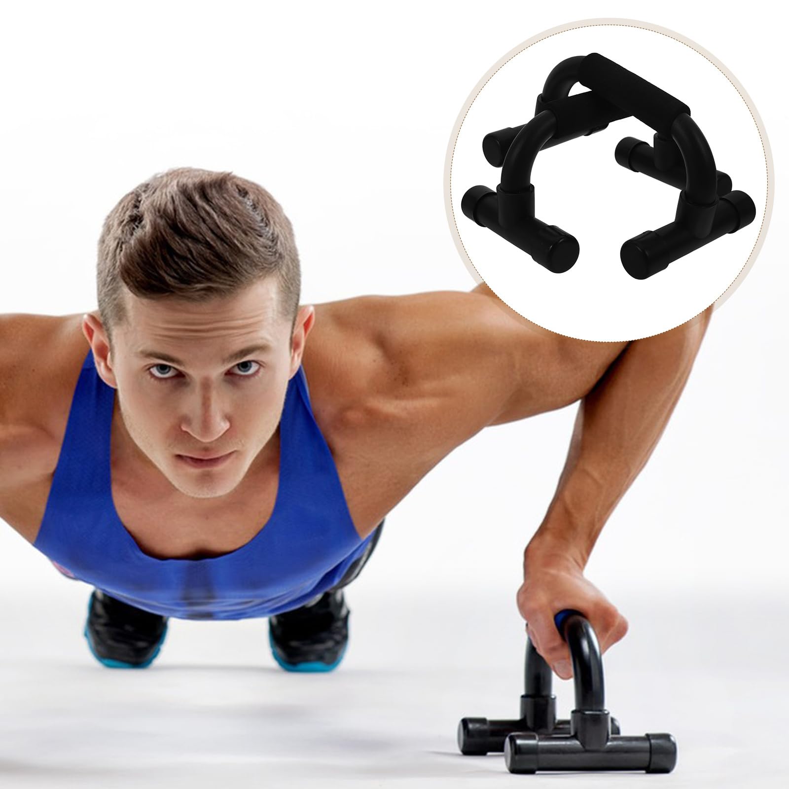 POPETPOP Push Up Bars Pushup Stands : Push Up Handles for Floor Push Up Grips Push Up Stand with Foam Grip and Non-Slip Structure for Men and Women