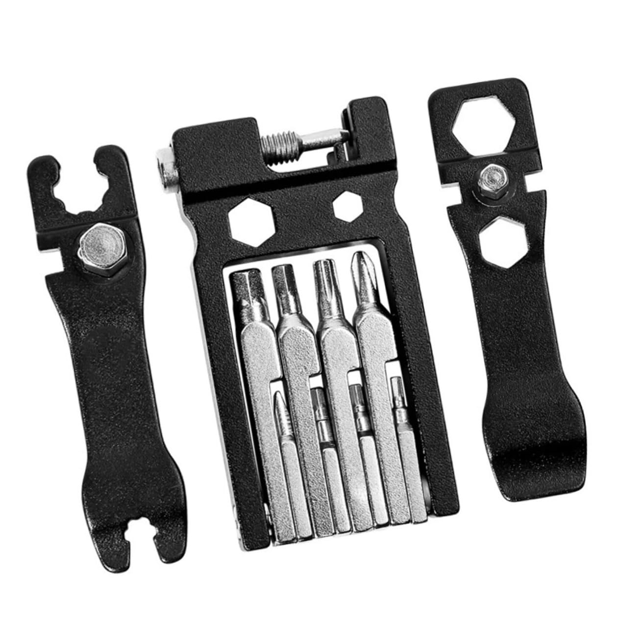 POPETPOP 2pezzi Multi-function Bike Repair Tool Attrezzo Meccanico Portatile Per Bici Strumento Per Riparazioni e Manutenzione Design Compatto Carbonio Per Bici Computer e Elettrodomestici