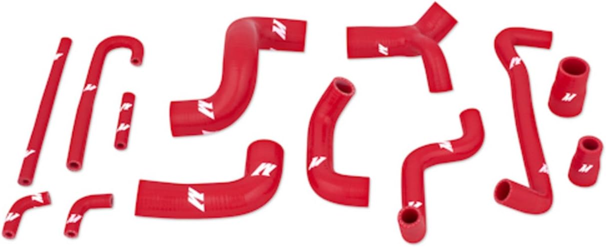 Mishimoto MMHOSE-E30-88RD Silicone Radiator Hose Kit Fits BMW E30 3-Series 1984-1991 Red