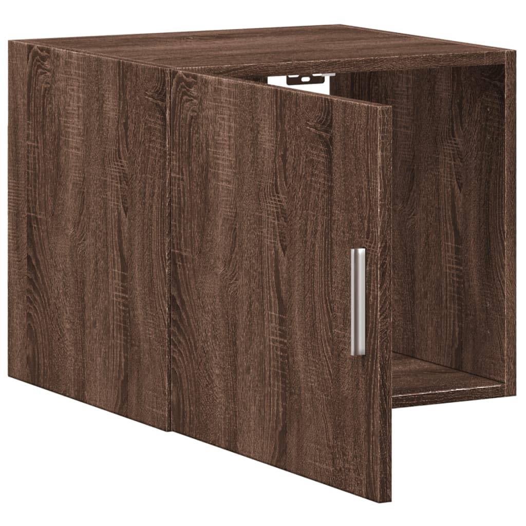 Armadio da parete marrone effetto rovere, 45 x 42,5 x 40 cm, in