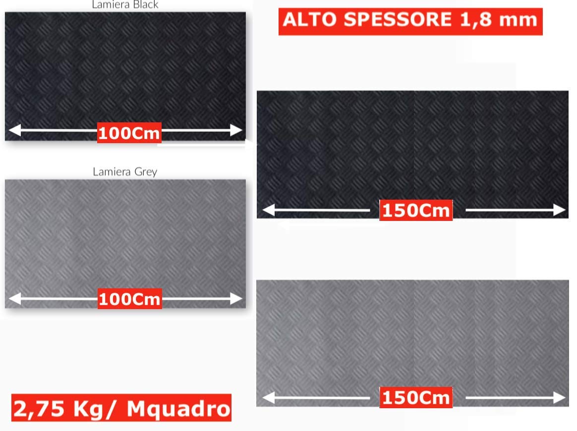 Olivo.shop Suelos aislantes de caucho, moqueta para industria en varios modelos y medidas, efecto laminado