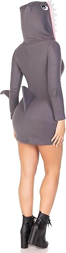 Miniatura 2 de Leg Avenue Disfraz de tiburón polar acogedor para mujer Beige