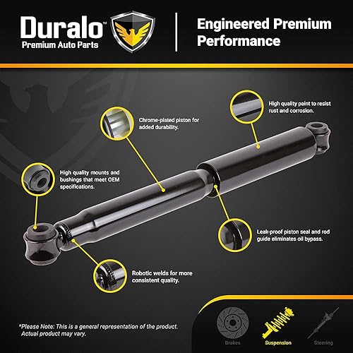 Miniatura 4 de For Scion tC 2011 2012 2013 2014 2015 2016 Pair Rear Shocks - Duralo 1192-1782 New