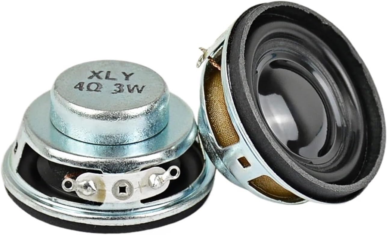 2 Altavoces 40mm 4 ohm 3W Rango Completo para Altavoz DIY