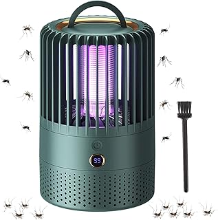 2 in 1 Mosquito Killer Lamp, Fly Killer Insect Trap with UV Lights, 800V Powerful Insect Fly Killer Lamp, Outdoor Bug Zapper Lamp Fly Insect Trap for Indoor Backyard Patio Garden