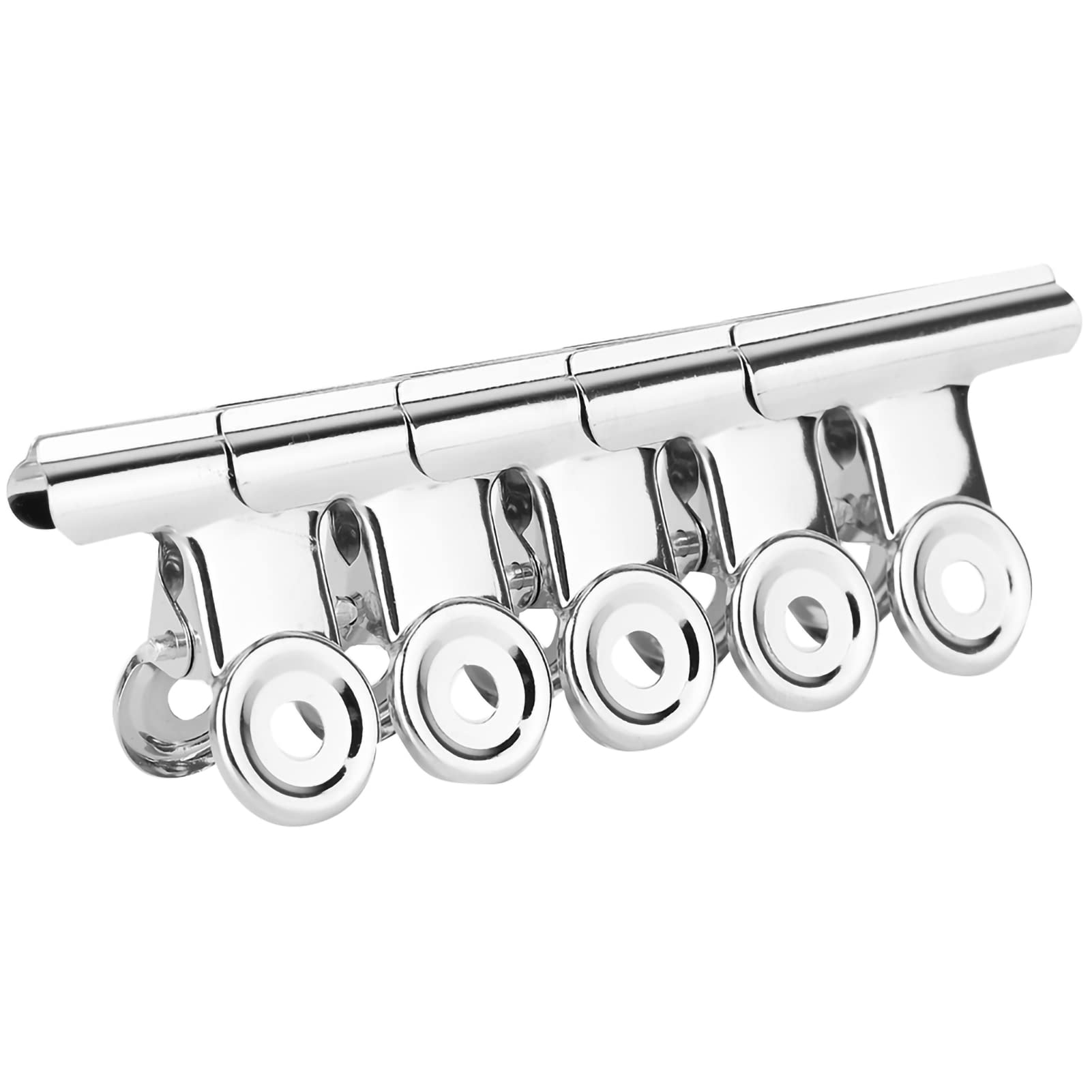 Nail Extension Clips, 5PCS Stainless Curve C Nail Curvature Pinching Clips Multi-functional Nail Art Accessories Metal Tools