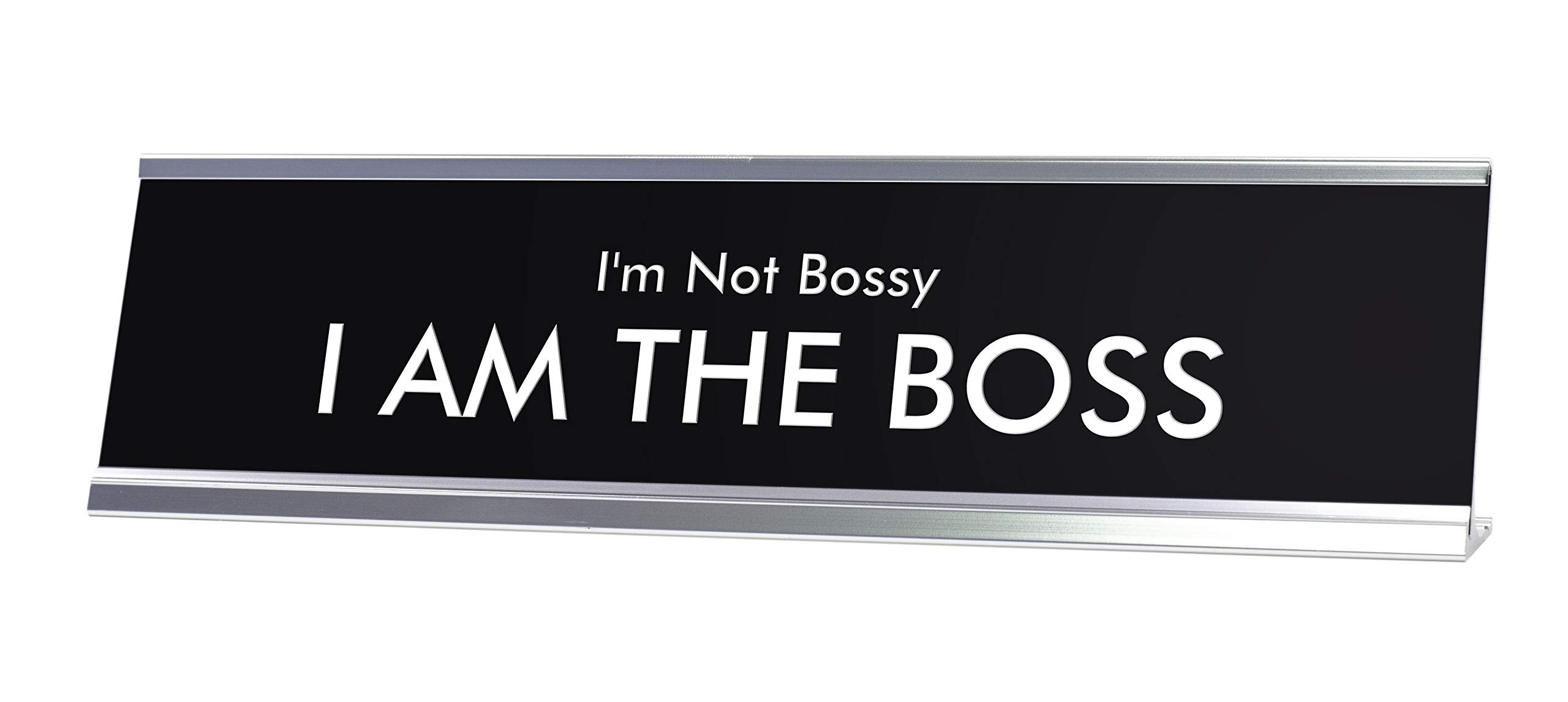 Amazon.com: Signs By LITA I'm Not Bossy I AM THE BOSS Novelty Desk