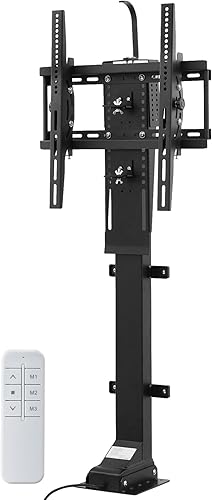 CO-Z Elevador de TV motorizado para televisores de 32 a 57 pulgadas de hasta 165 libras y VESA de 400 x 400 pulgadas, soporte de TV de altura