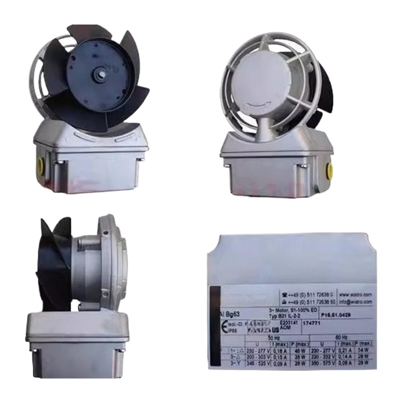Ventilateur moteur FLAI BG100 contre la surchauffe des blocs BG71 à BG132