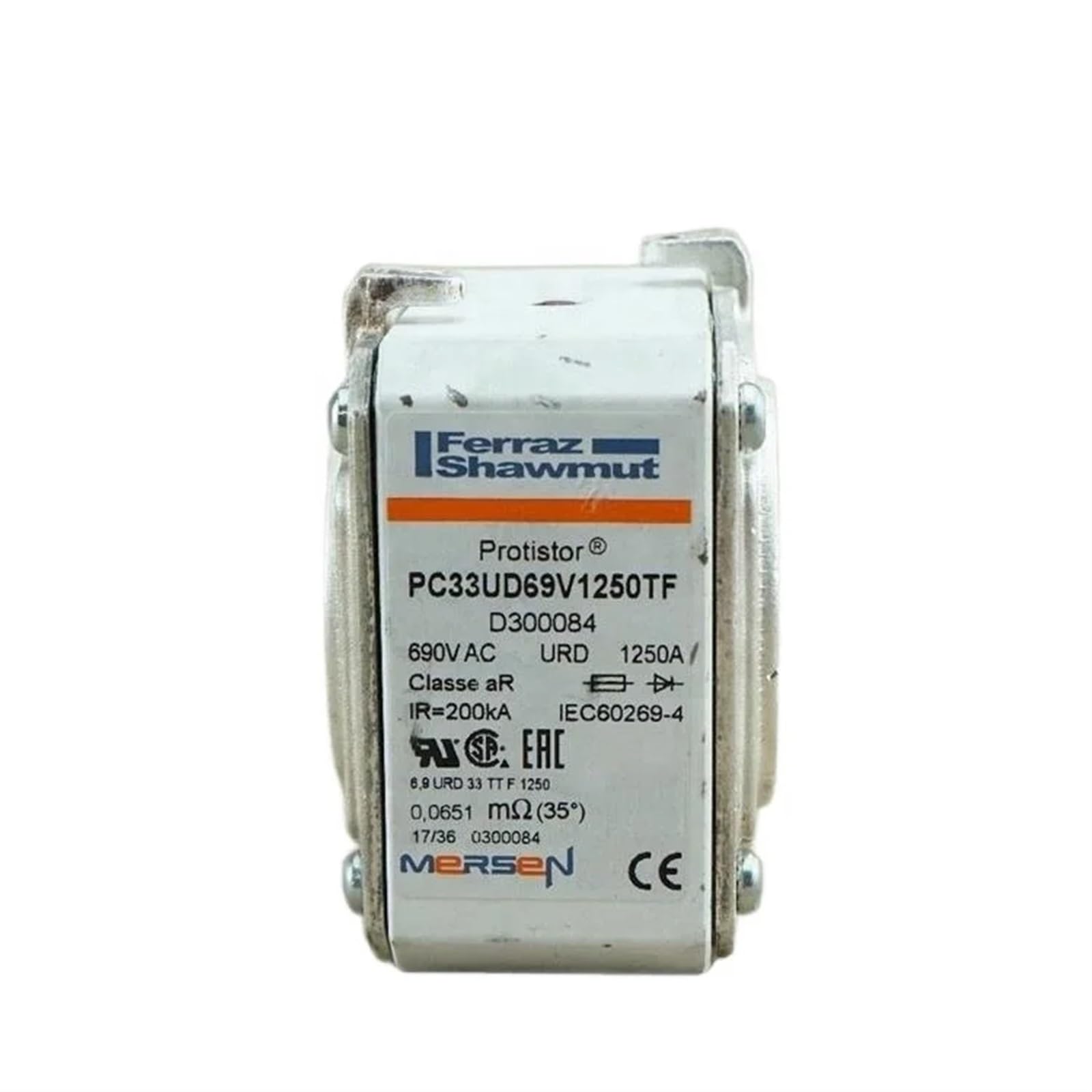 1250A 690V PC33UD69V1250TF Parti di Fusione premere Fusibile fusibili terminali