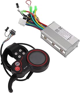Dpofirs Electric Motor Brushless Controller,24/36/48V 350WScooter Controller LCD Display Control Panel with Switch Accessory, Electric Motor Controller For E-bike & Scooter