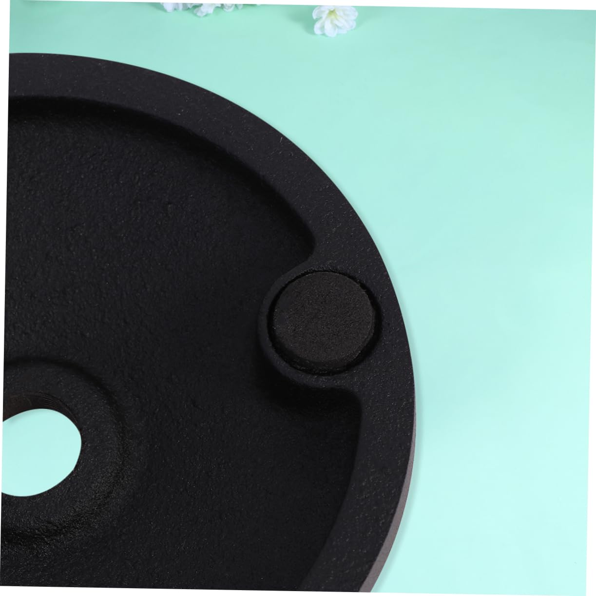 Supporto da Tavolo per Microfono Regolabile 27-38cm Base Tonda | Metallo Nero, Tubo Flessibile Leggero e Portatile, per Canto e Home Live, Festa Scuola Decor