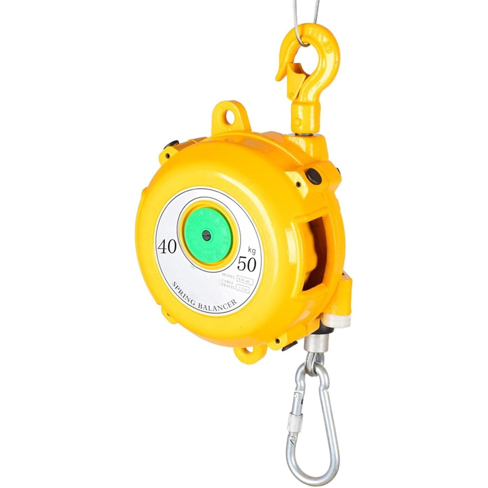 HYQOUKLR Telescopic Spring Balancer, Retractable Spring Balancer With Self-Locking Hook And 1-80kg Load Capacity(40-50kg)