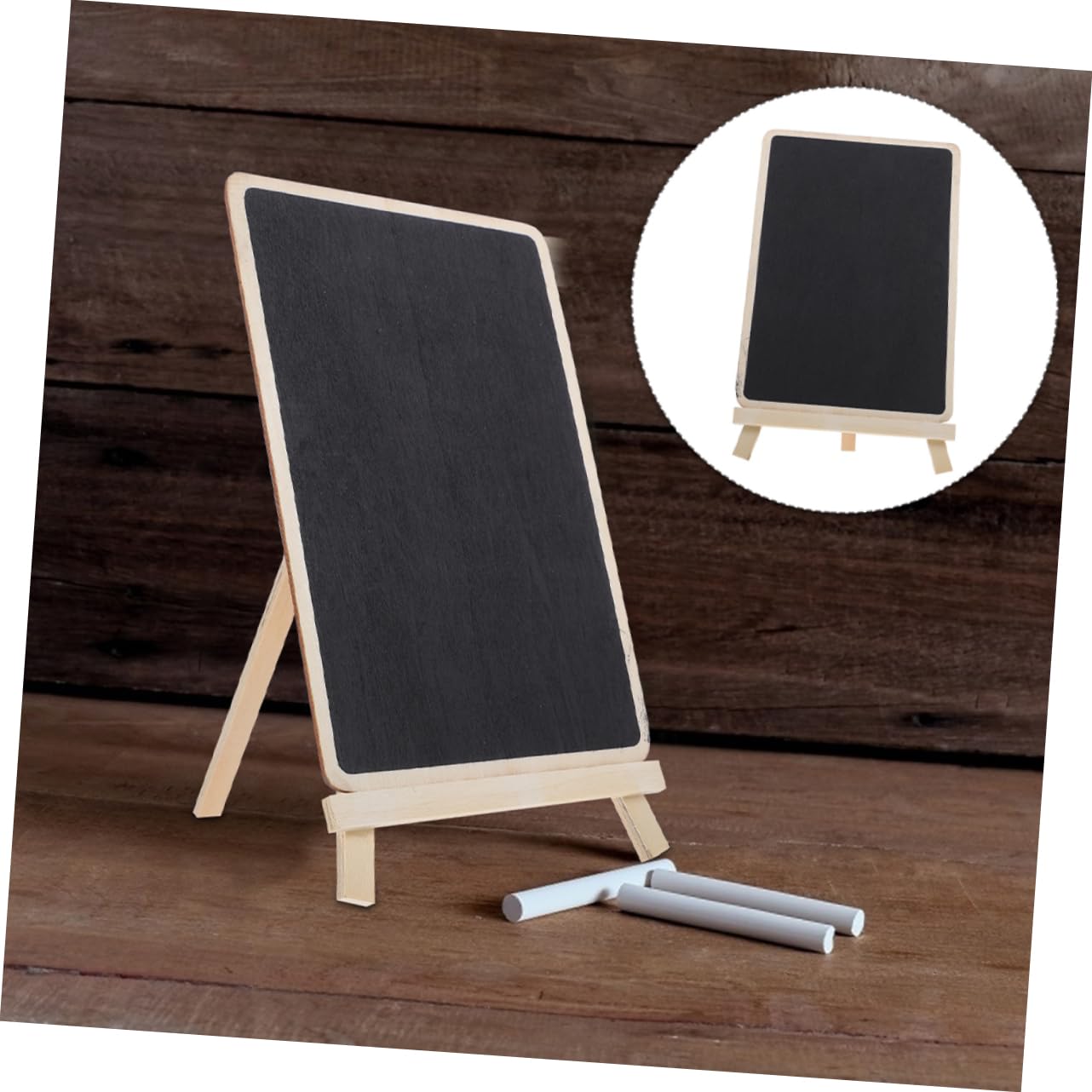 DECHOUS 4 Set Lavagna Pennarello in Gesso Asse Cartello Da Tavolo Lavagne Tavolo Da Disegno A Led Tavole Quaderno Delle Riunioni Tabellone Scrivania Bacheca Bosso Black 4 Pezzi * 4