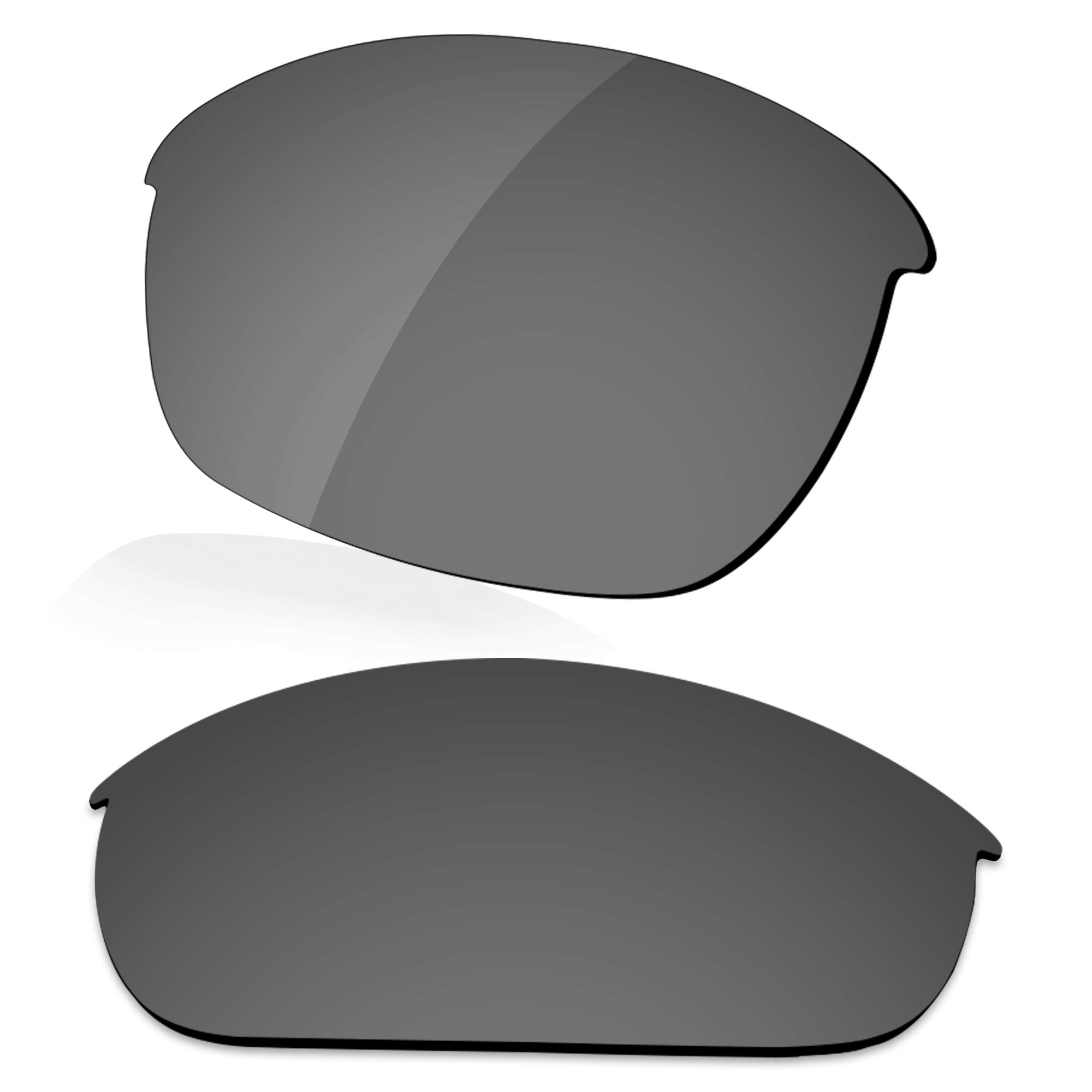 LenzReborn Polarized Lens Replacement for Oakley Half Jacket 2.0 OO9144 Sunglass - Bright Black - Polarized Mirrored