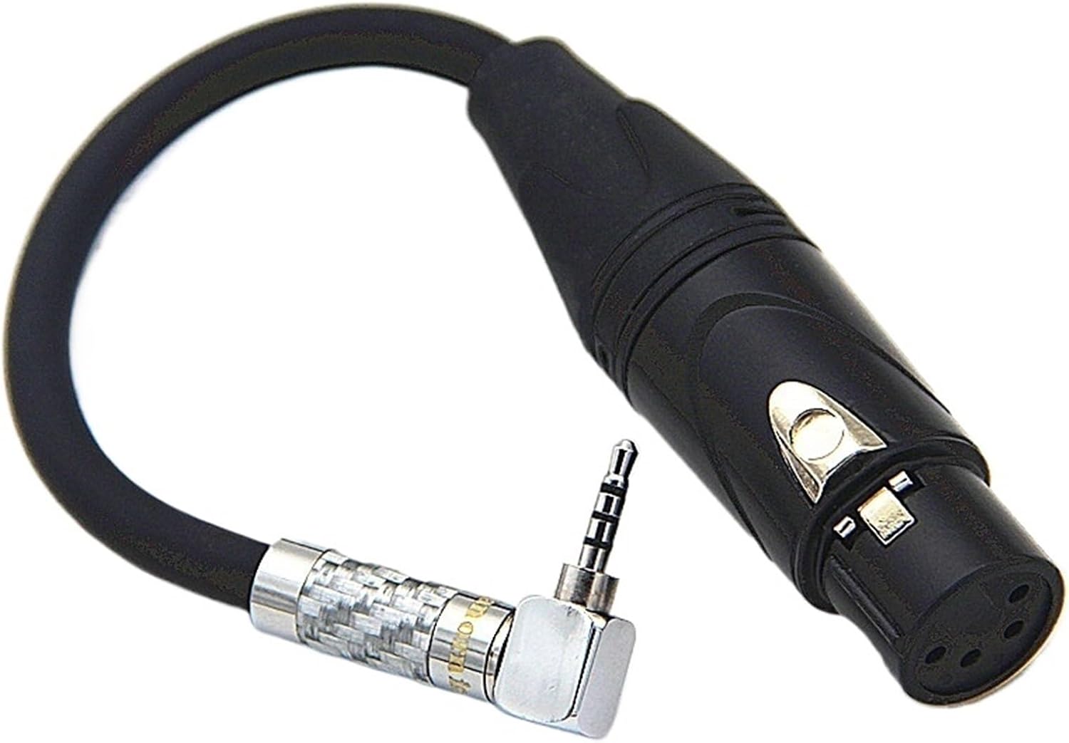 T1 T5P 4 Pin XLR Balance Female to 2.5mm 3.5mm 6.35mm 4.4mm Male Balance Adapter Audio Cable Earphone Extension Cable(2.5mm Angle Male)