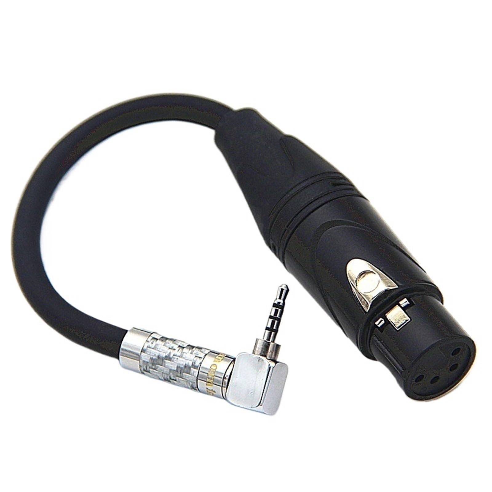 Cable Adaptador de Audio T1 T5P de 4 Pines XLR balanceado Hembra a 2,5 mm, 3,5 mm, 6,35 mm y 4,4 mm Macho, Cable de extensión for Auriculares | 2.5mm Straight Male