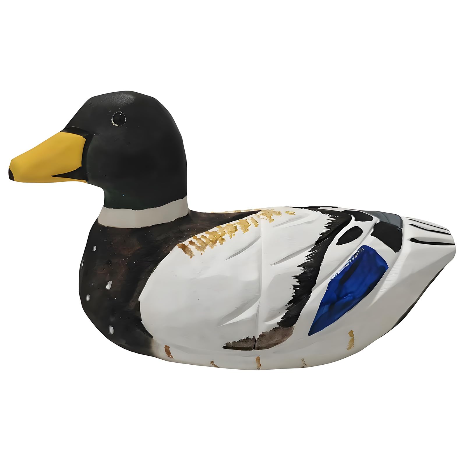 Msioytog B Artisanal Wooden Mallard Ducks Decoration Handcraft Small Animal Sculpture For Multipurpose Home Use As Paperweight Or Ornament Wood Ducks Miniature Statue