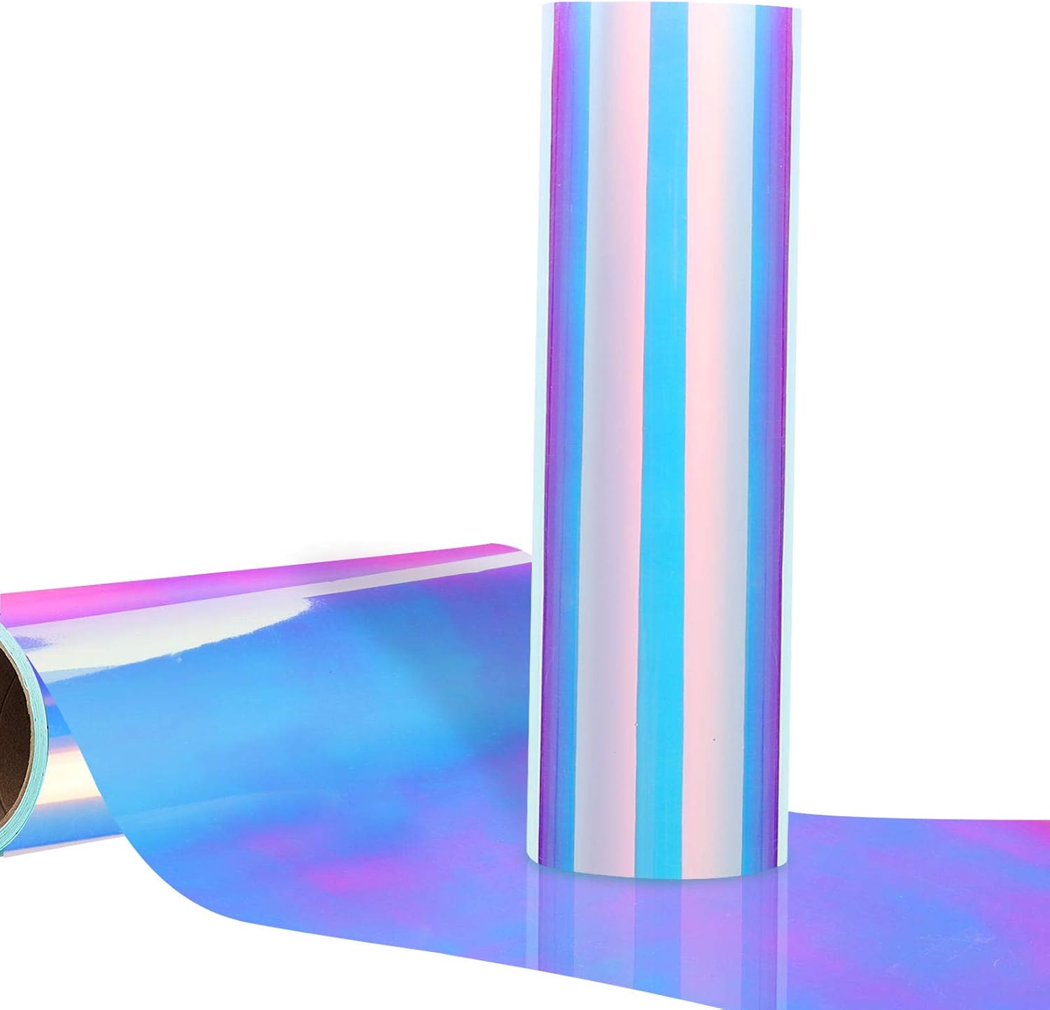 Glossy Holographic Orange Adhesive Vinyl Roll Craft Vinyl for Signs Letters 12"x6ft Compatible with All Cutting Machines : Arts, Crafts & Sewing