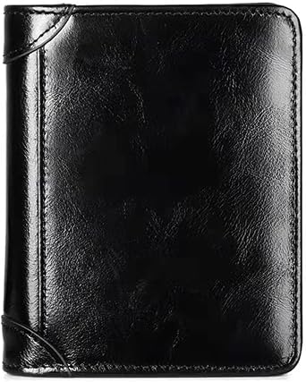 Leather Wallet for Men | Genuine Leather RFID Blocking Trifold Stylish Wallet | Ultra Strong Stitching | Extra Capacity With 2 ID Window, 9 Card Slots and 2 Cash Compartments