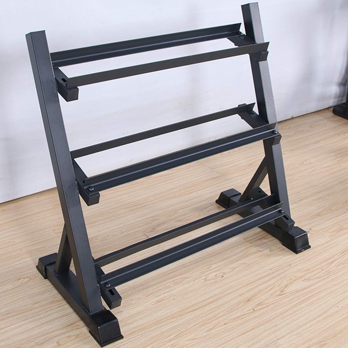 Small and Beauty 3 Tier Dumbbell Rack for Home Gym,Weight Rack for Dumbbells,Strength Training Weight Racks,Dumbbell Stand(1100 Pounds Weight Capacity) : Sports & Outdoors
